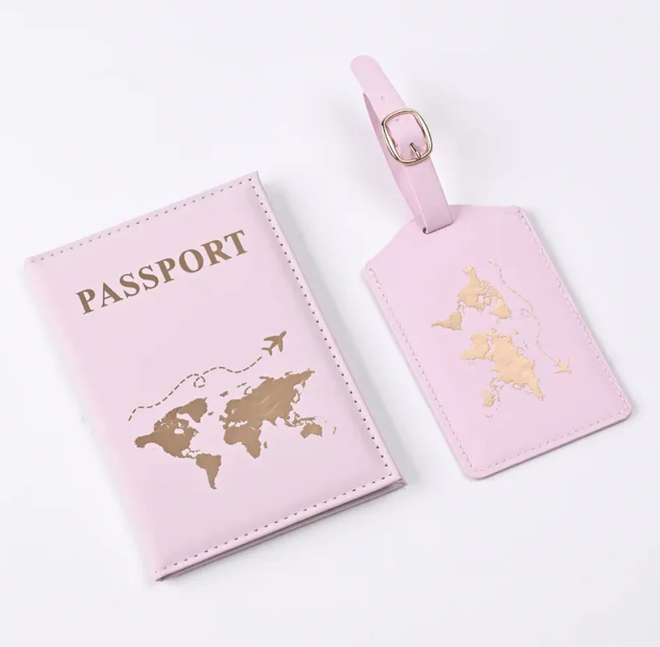 PU Leather Gilded Passport Cover