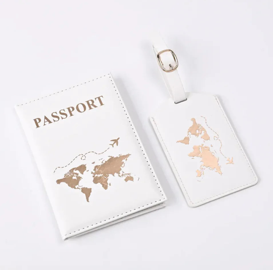 PU Leather Gilded Passport Cover