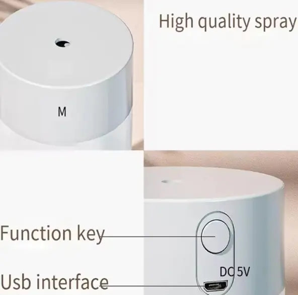 Ultrasonic Air Humidifier & Mini Aromatherapy Diffuser