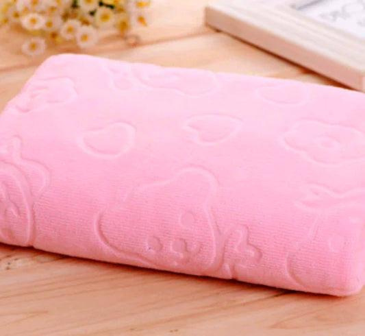 Cartoon Bear Kids Bath Towel - Microfiber Beach Towel