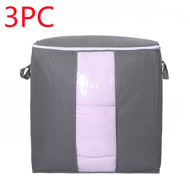 Storage Bag Quilt Storage Bag Moving Packing Bag Clothes Sorting Bag Clothing Duffel Bag