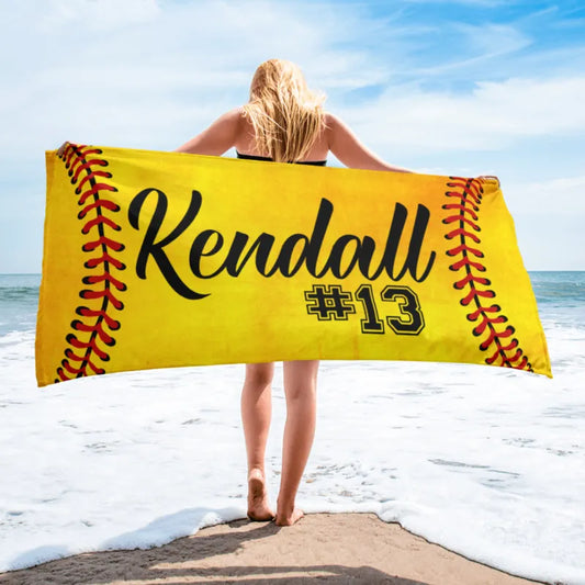 Printed Quick-Dry Beach Towel