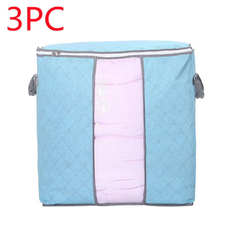 Storage Bag Quilt Storage Bag Moving Packing Bag Clothes Sorting Bag Clothing Duffel Bag