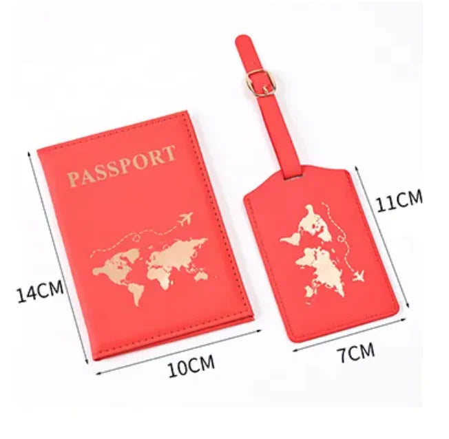 PU Leather Gilded Passport Cover