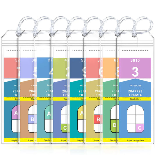 8-Pack Cruise Luggage Tags