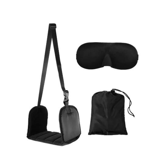 Portable Airplane & Office Foot Hammock