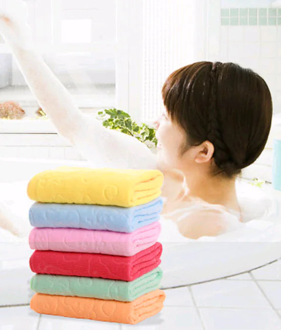 Cartoon Bear Kids Bath Towel - Microfiber Beach Towel