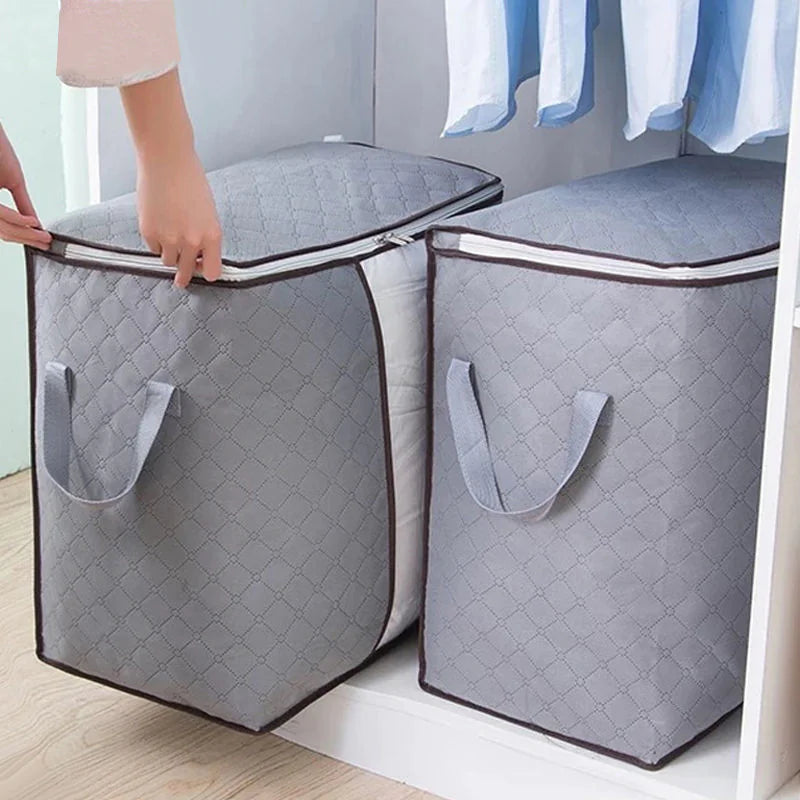 Storage Bag Quilt Storage Bag Moving Packing Bag Clothes Sorting Bag Clothing Duffel Bag
