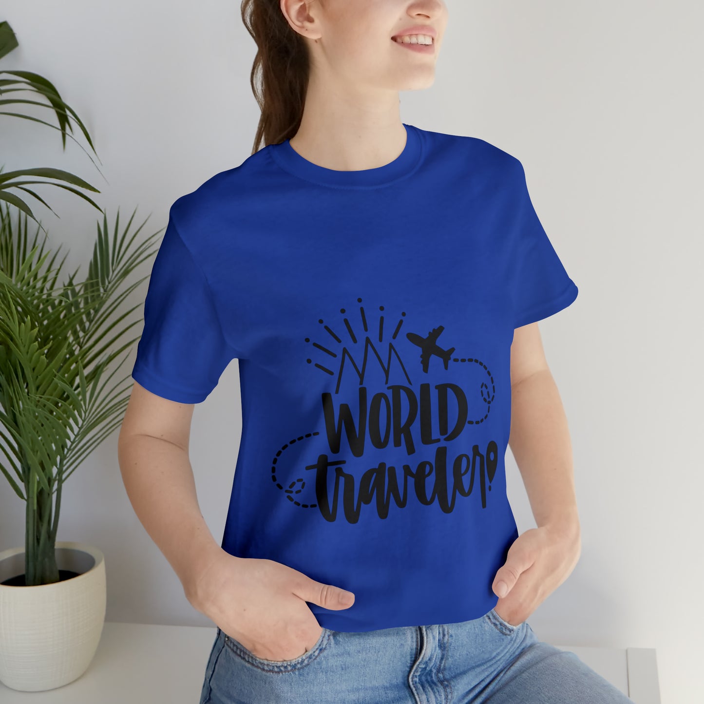 Unisex World Travel Jersey Short Sleeve Tee