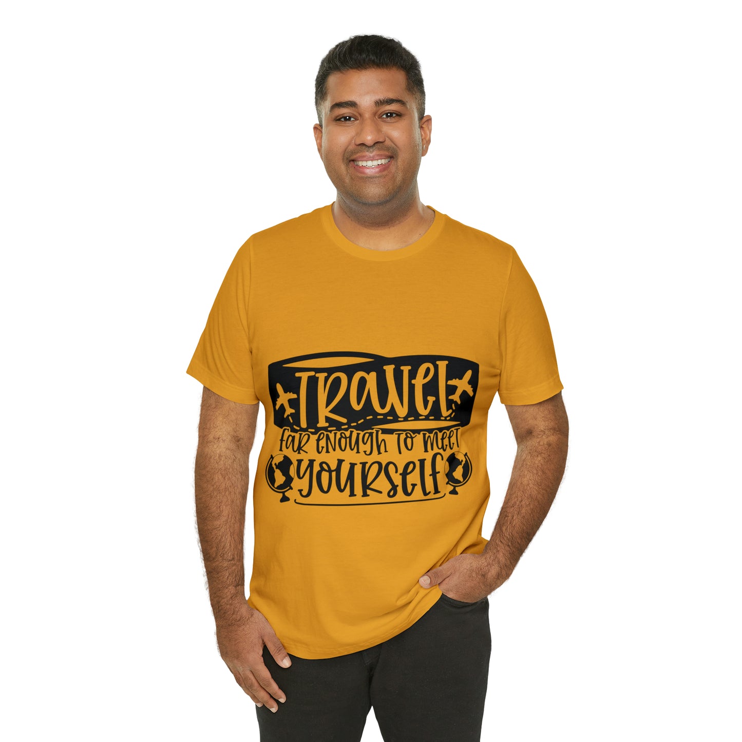 Unisex Travel Far Enough Jersey Short Sleeve Tee