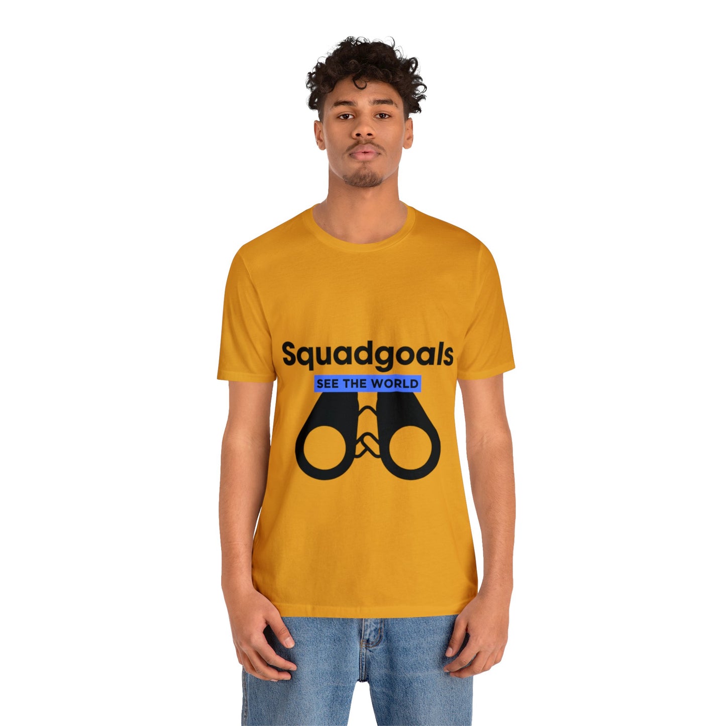 Unisex Squad Goals Jersey Short Sleeve Tee