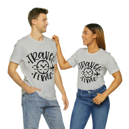 Unisex Travel time Jersey Short Sleeve Tee