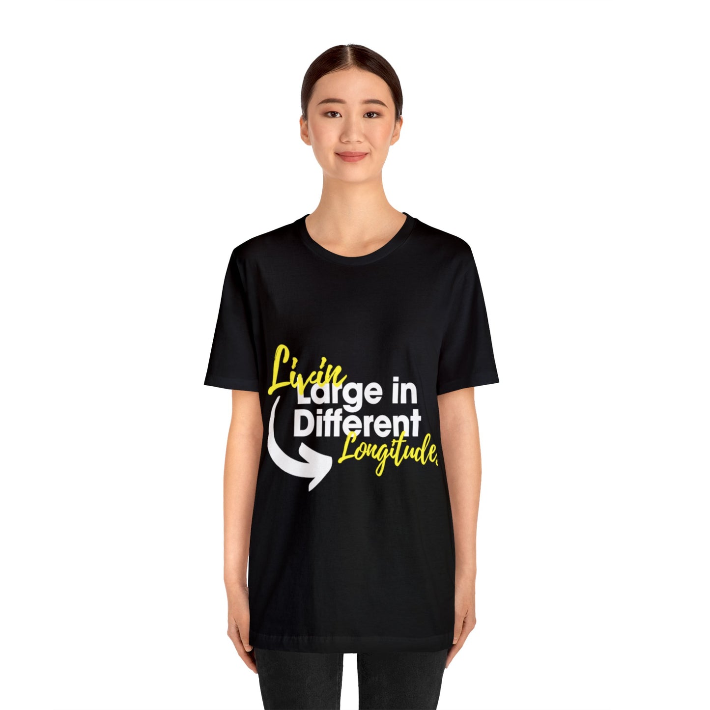 Unisex Livin Large in Different Jersey Short Sleeve Tee