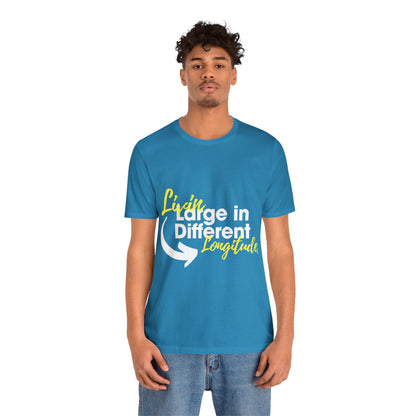 Unisex Livin Large in Different Jersey Short Sleeve Tee