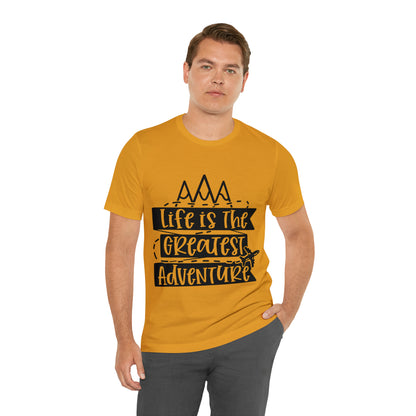 Unisex Life is Greatest Adventure Jersey Short Sleeve Tee