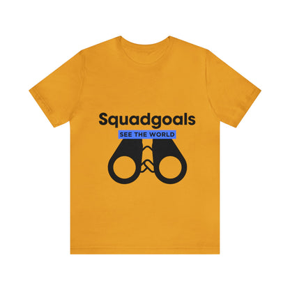 Unisex Squad Goals Jersey Short Sleeve Tee