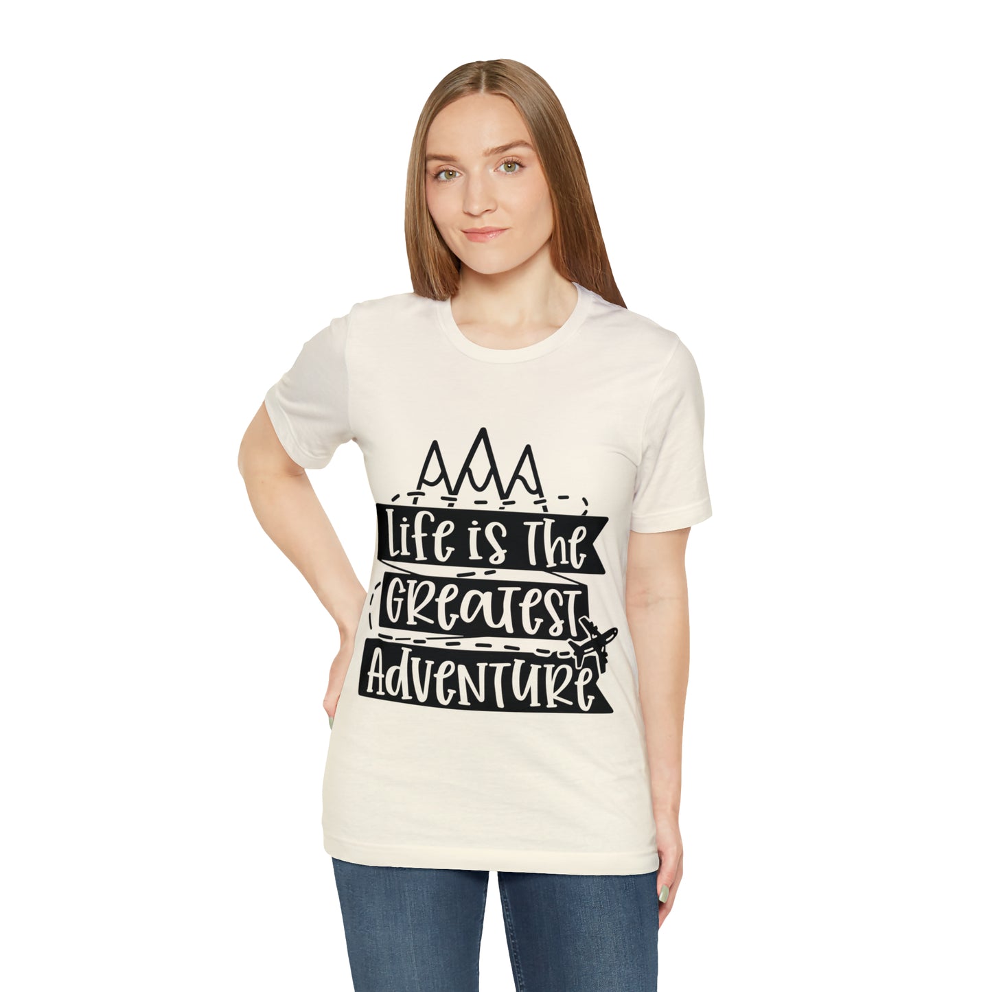 Unisex Life is Greatest Adventure Jersey Short Sleeve Tee