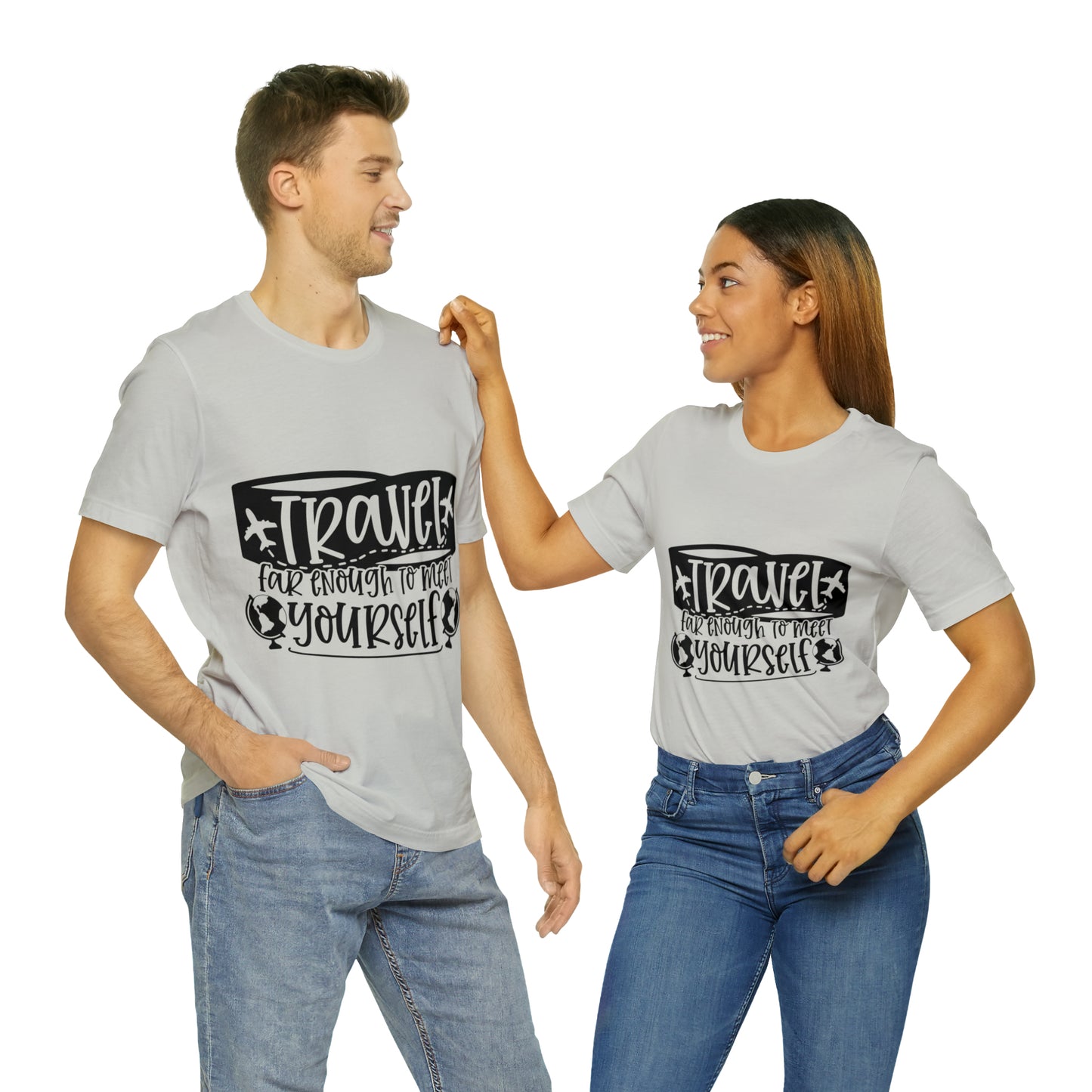 Unisex Travel Far Enough Jersey Short Sleeve Tee