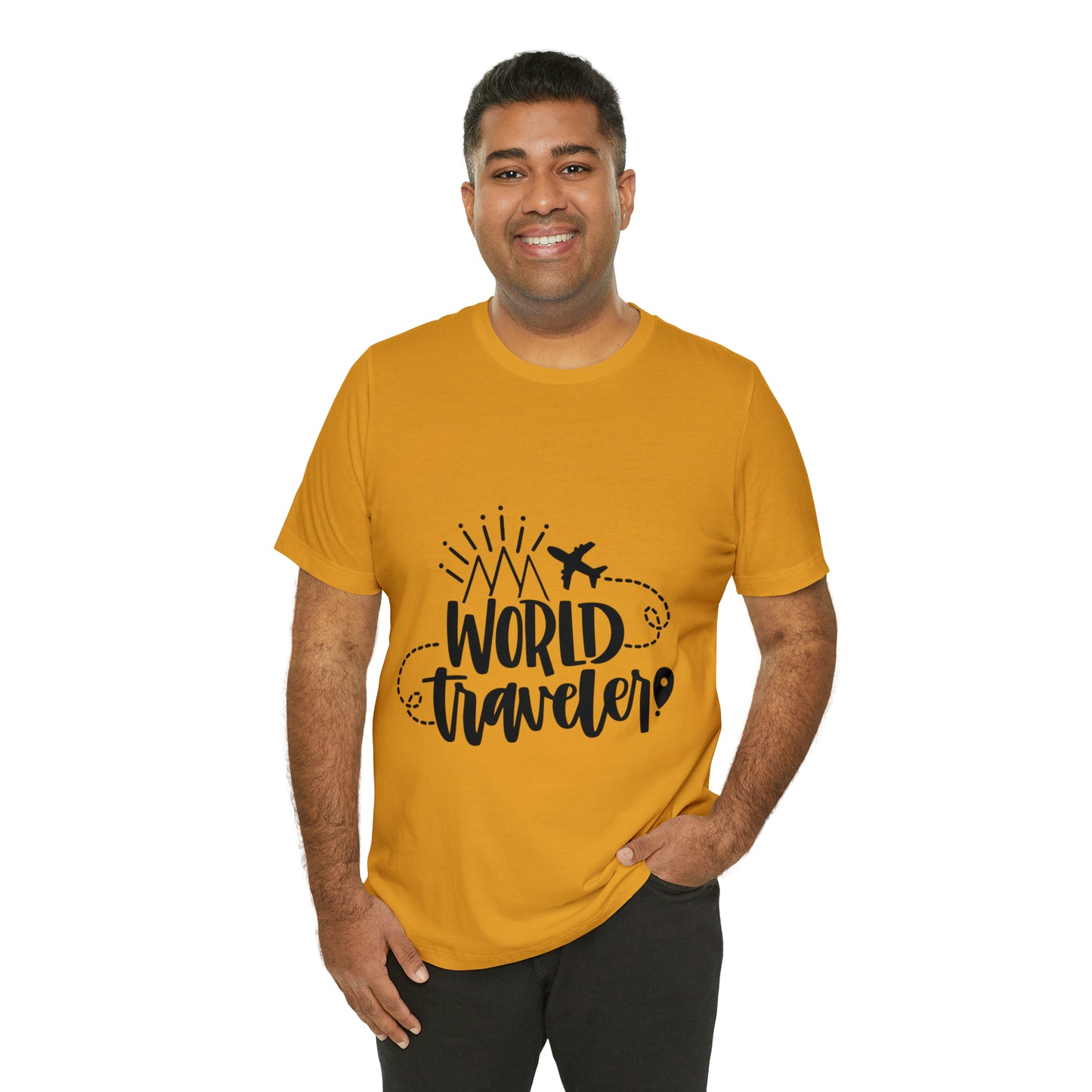 Unisex World Travel Jersey Short Sleeve Tee