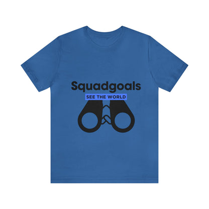 Unisex Squad Goals Jersey Short Sleeve Tee