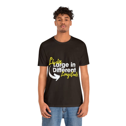 Unisex Livin Large in Different Jersey Short Sleeve Tee