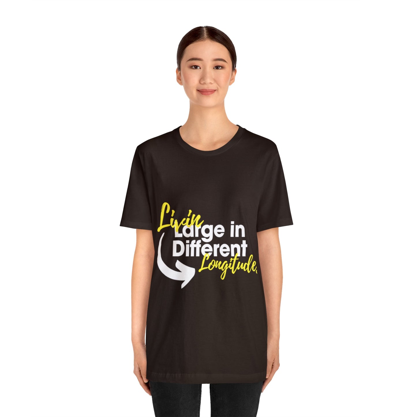 Unisex Livin Large in Different Jersey Short Sleeve Tee