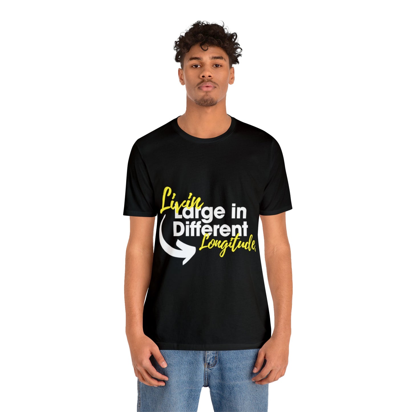 Unisex Livin Large in Different Jersey Short Sleeve Tee