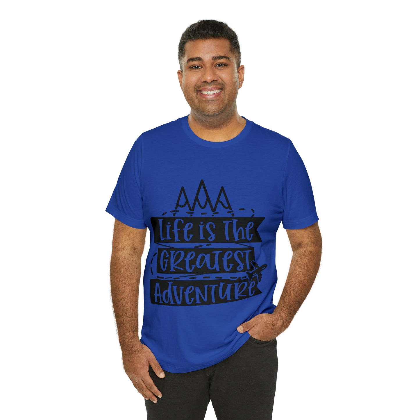 Unisex Life is Greatest Adventure Jersey Short Sleeve Tee