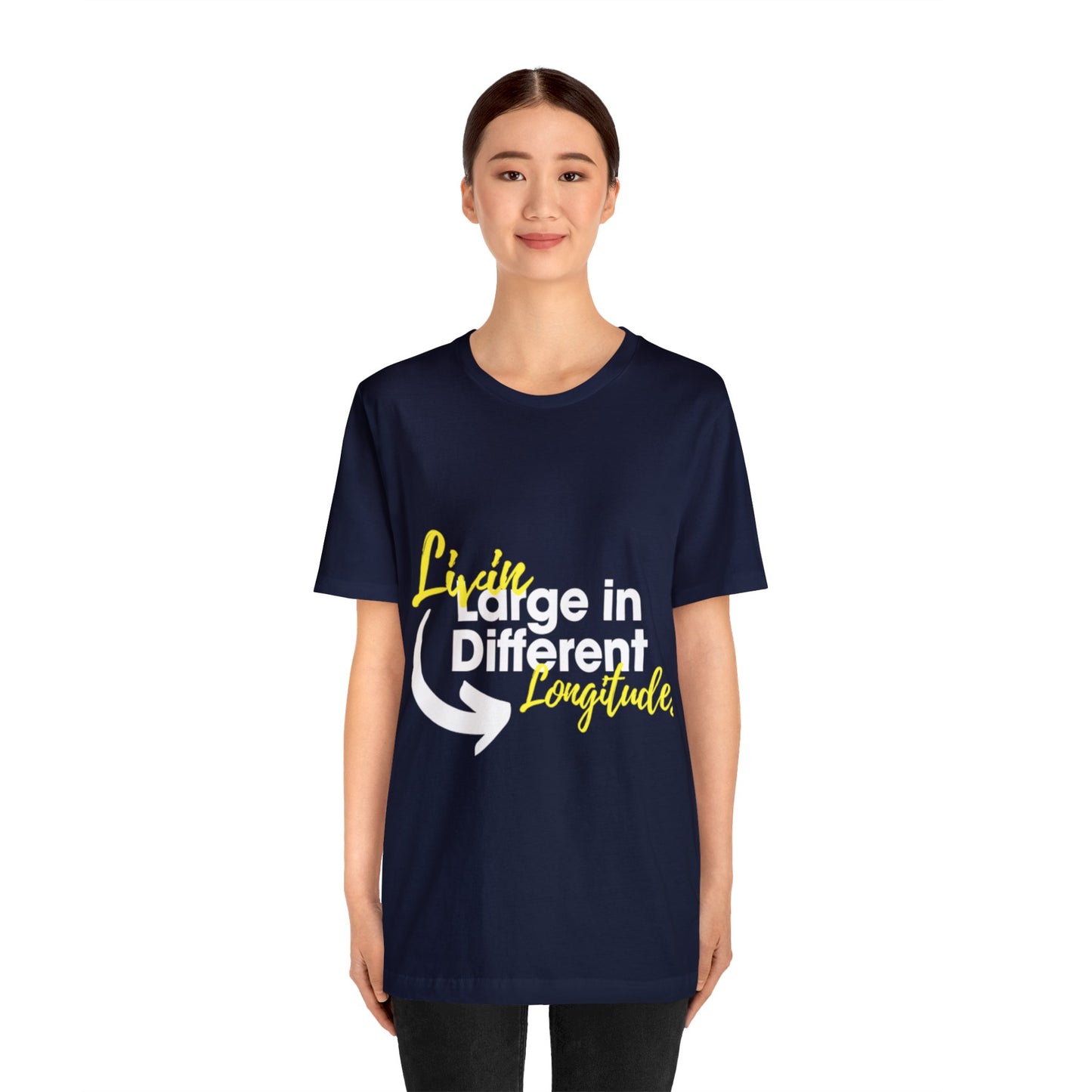 Unisex Livin Large in Different Jersey Short Sleeve Tee