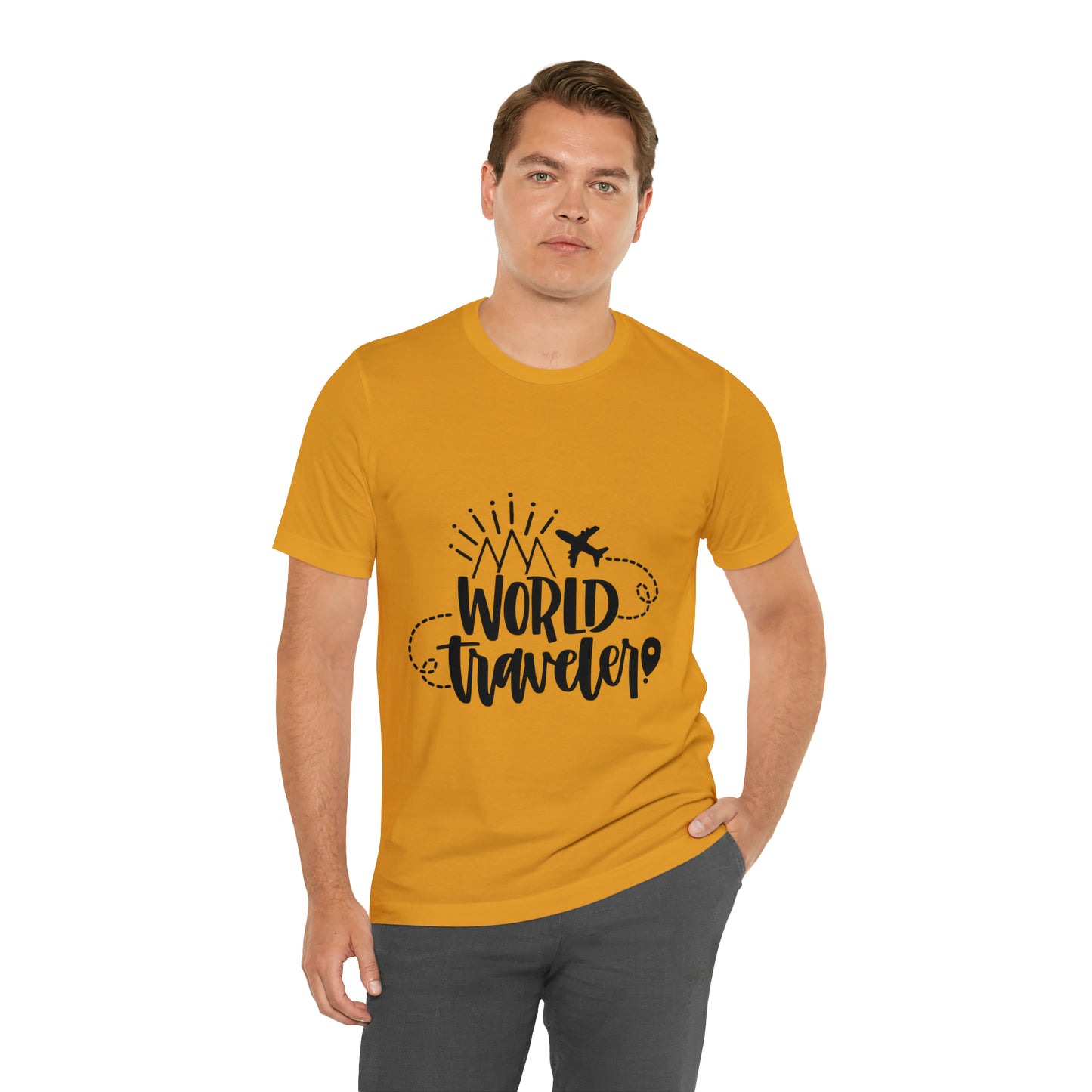 Unisex World Travel Jersey Short Sleeve Tee