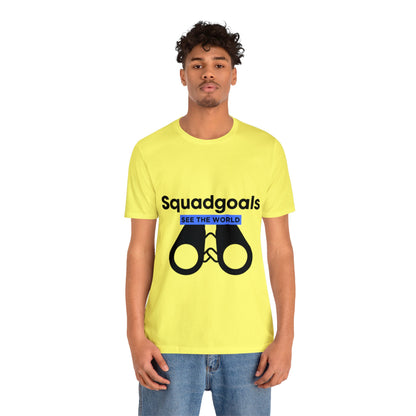 Unisex Squad Goals Jersey Short Sleeve Tee