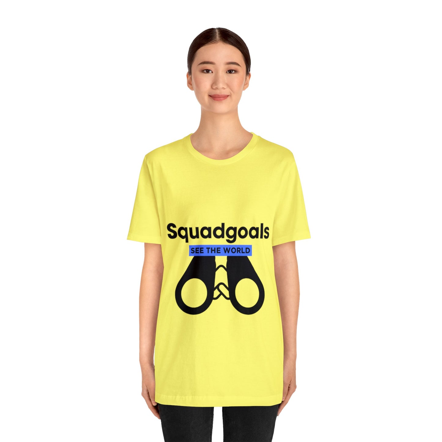 Unisex Squad Goals Jersey Short Sleeve Tee