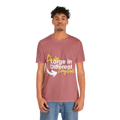 Unisex Livin Large in Different Jersey Short Sleeve Tee