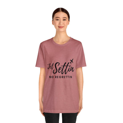 Unisex Jet Settin Jersey Short Sleeve Tee