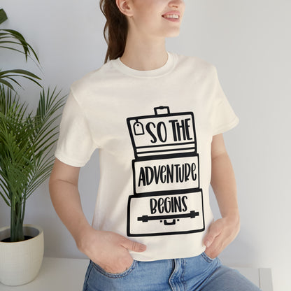 Unisex So The Adventure Jersey Short Sleeve Tee