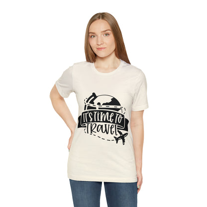 Unisex Time To Travel Jersey Short Sleeve Tee