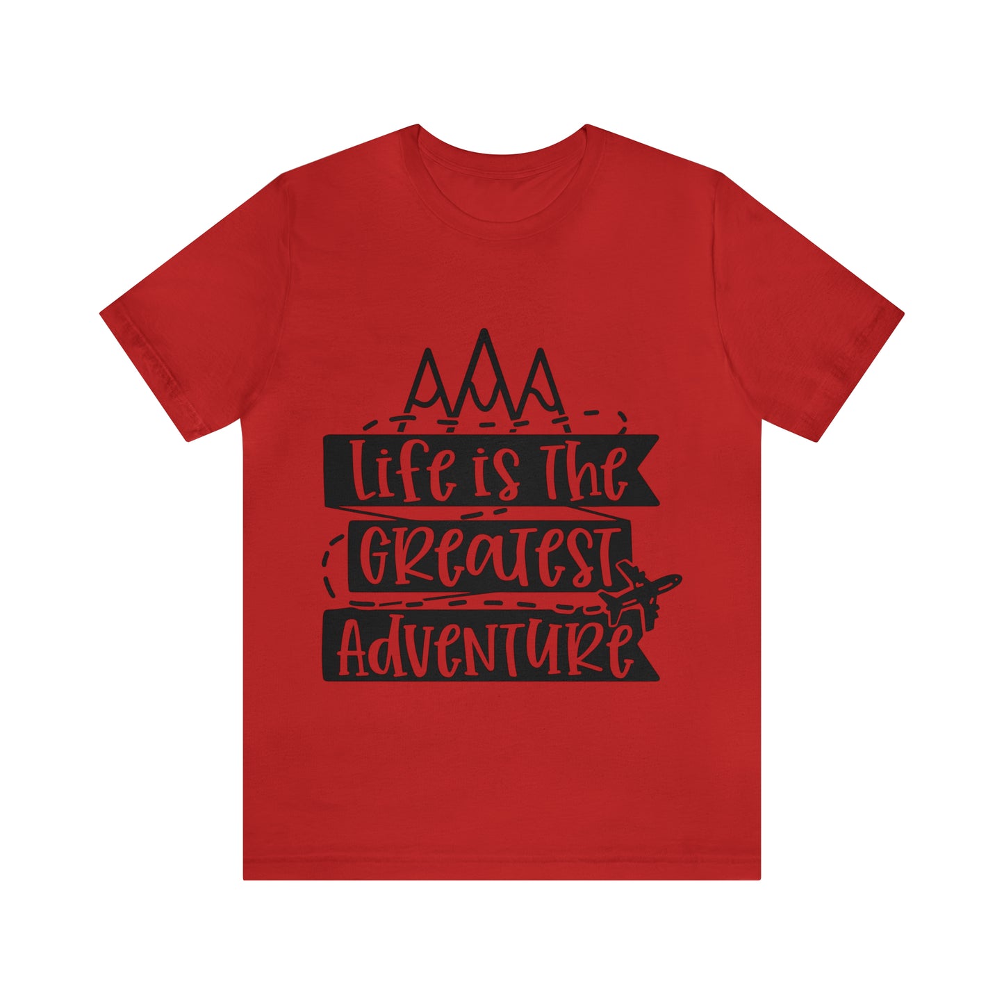 Unisex Life is Greatest Adventure Jersey Short Sleeve Tee