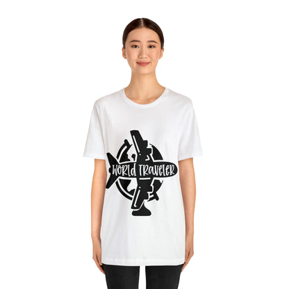 Unisex World Traveler Jersey Short Sleeve Tee