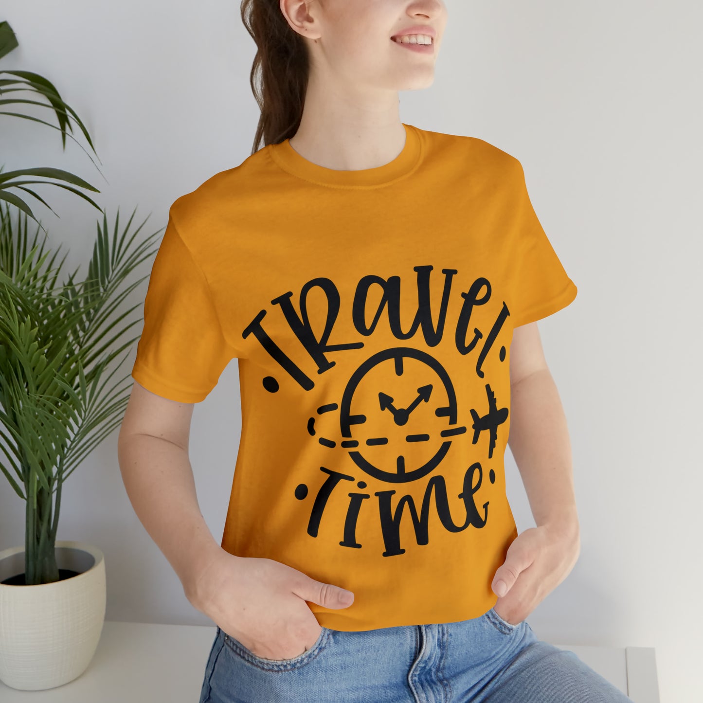 Unisex Travel time Jersey Short Sleeve Tee