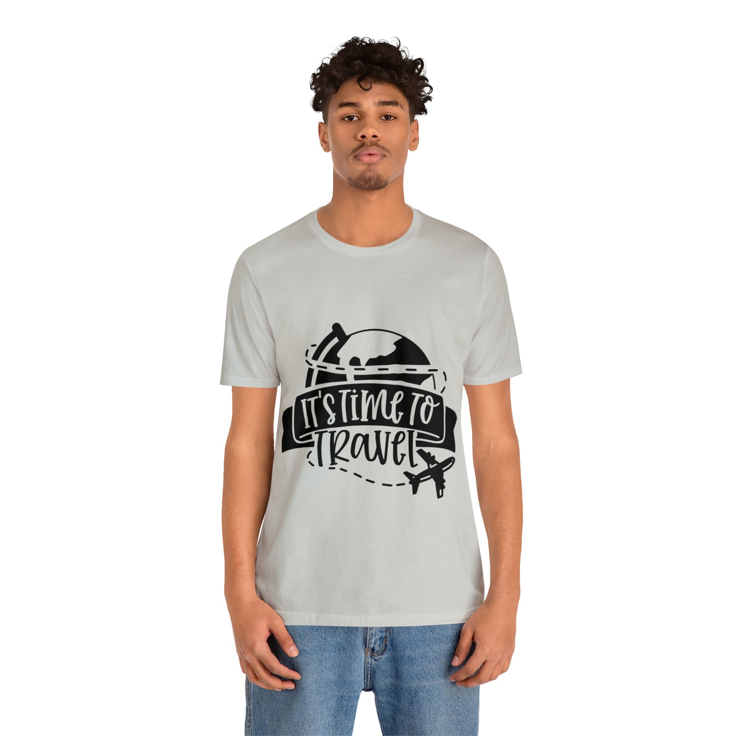 Unisex Time To Travel Jersey Short Sleeve Tee