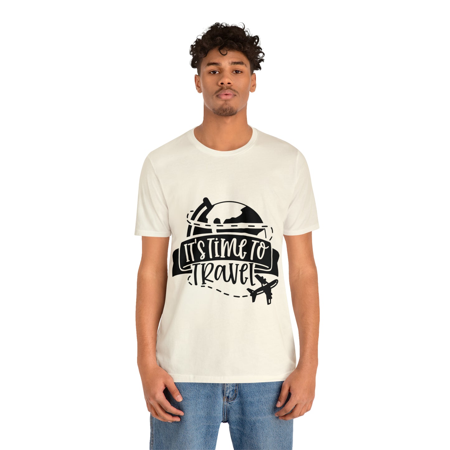 Unisex Time To Travel Jersey Short Sleeve Tee