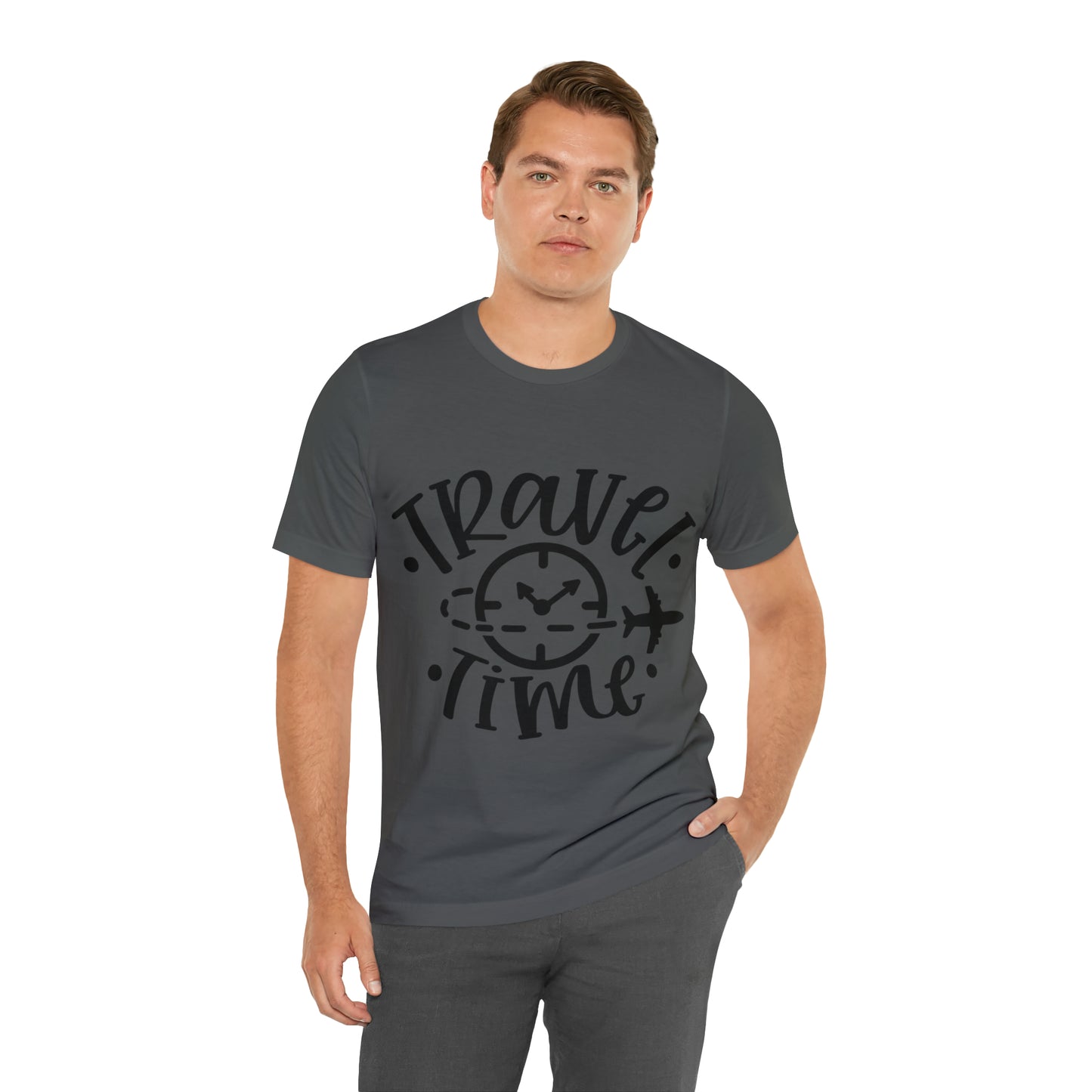 Unisex Travel time Jersey Short Sleeve Tee