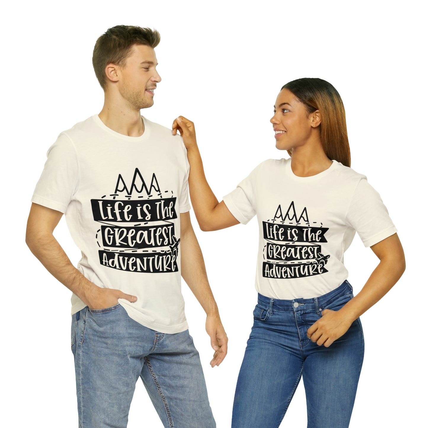 Unisex Life is Greatest Adventure Jersey Short Sleeve Tee