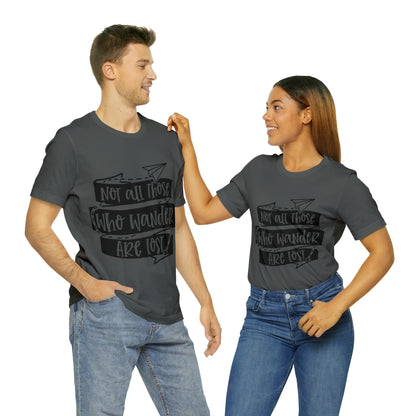 Unisex Not All Those Jersey Short Sleeve Tee