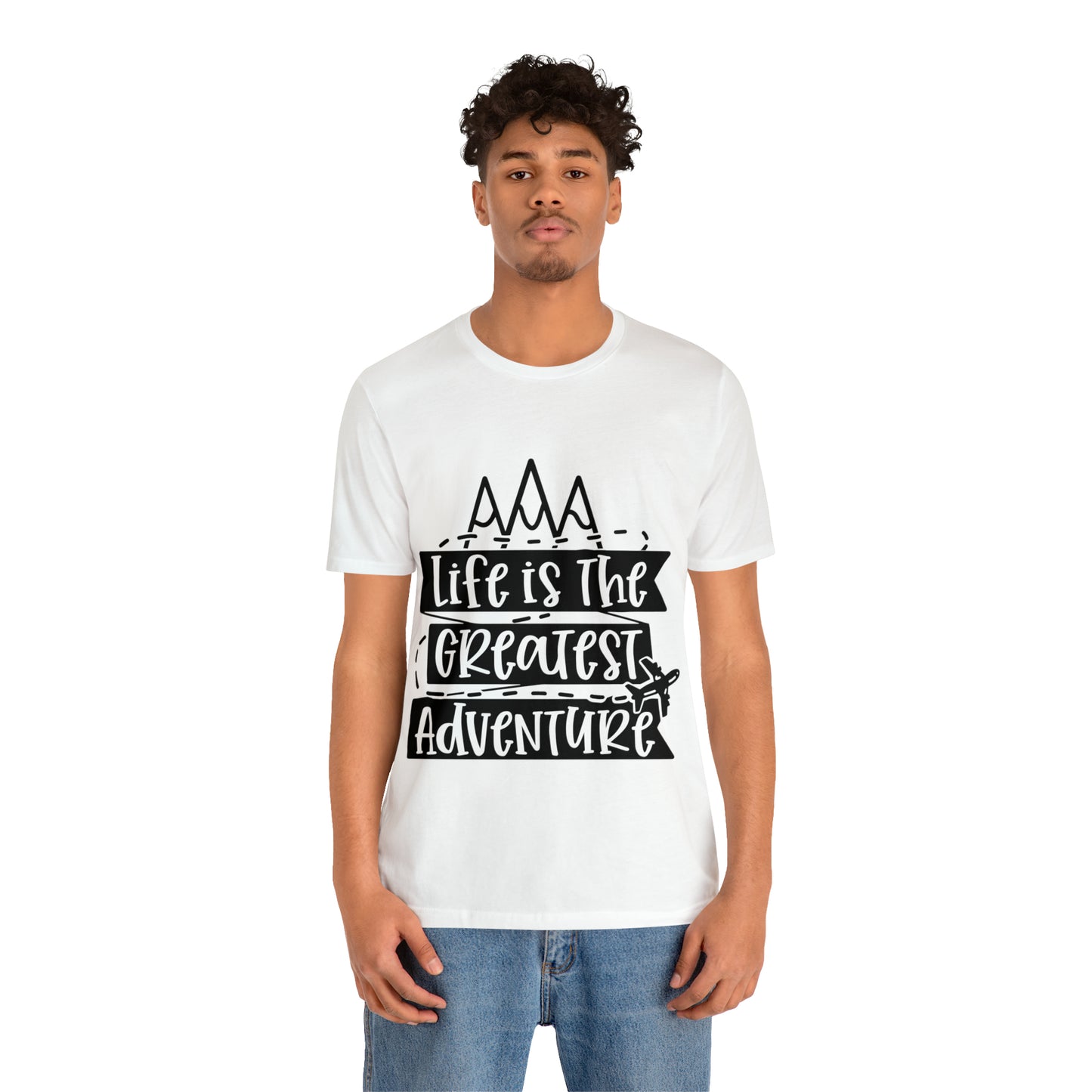 Unisex Life is Greatest Adventure Jersey Short Sleeve Tee