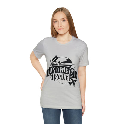 Unisex Time To Travel Jersey Short Sleeve Tee