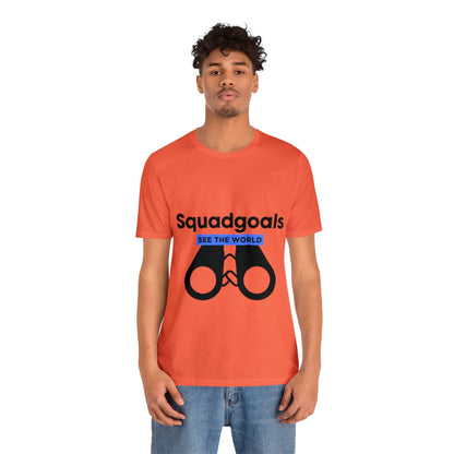 Unisex Squad Goals Jersey Short Sleeve Tee