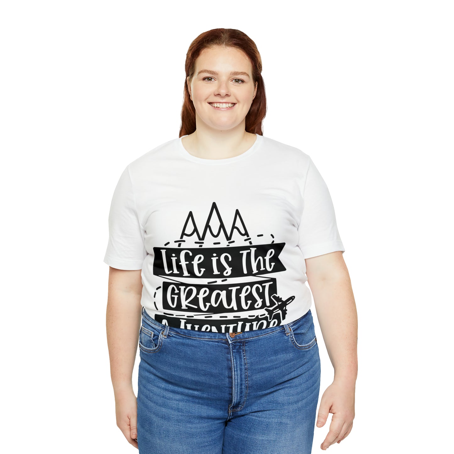 Unisex Life is Greatest Adventure Jersey Short Sleeve Tee