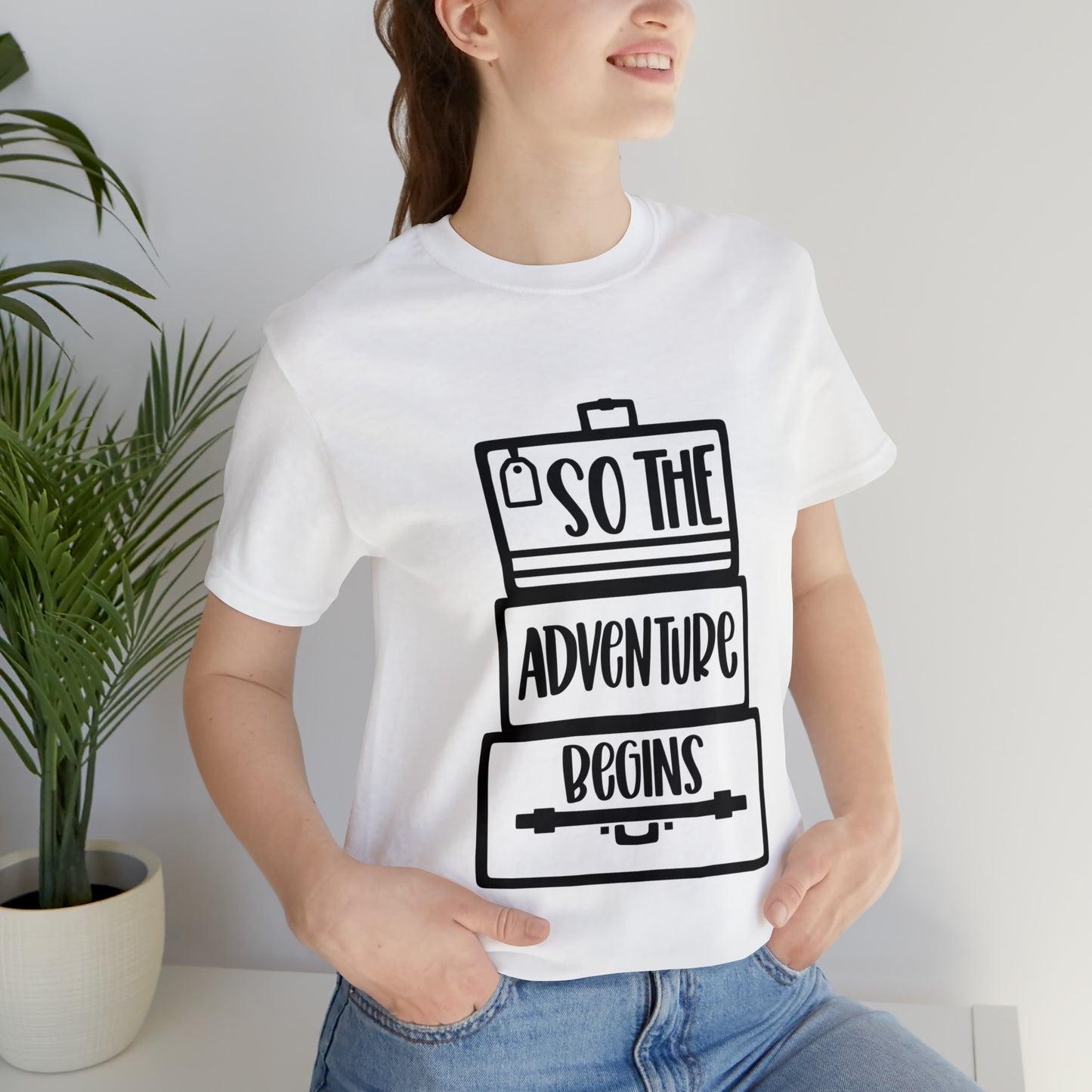 Unisex So The Adventure Jersey Short Sleeve Tee