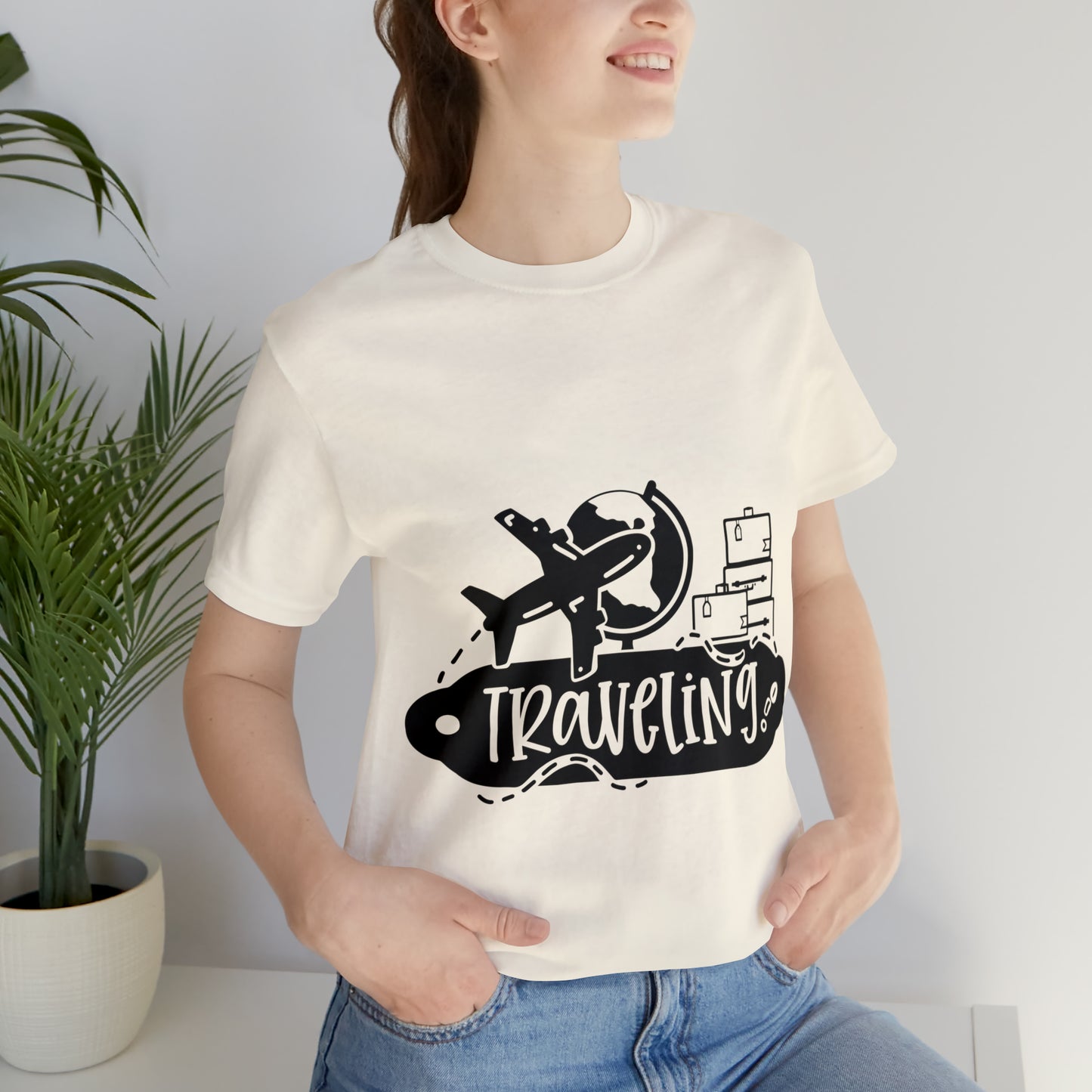 Unisex Travelling Jersey Short Sleeve Tee